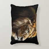 König der Savannah Glossy Dekokissen (Vorderseite(Vertikal))