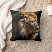 König der Savannah Glossy Kissen (Decke)