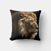 König der Savannah Glossy Kissen (Vorderseite)