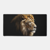 König der Savannah Glossy Schreibtischunterlage (Vorderseite)
