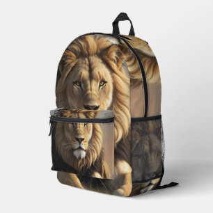 König der Savanne Bedruckter Rucksack