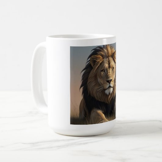 König der Savanne Kaffeetasse (Vorderseite Links)