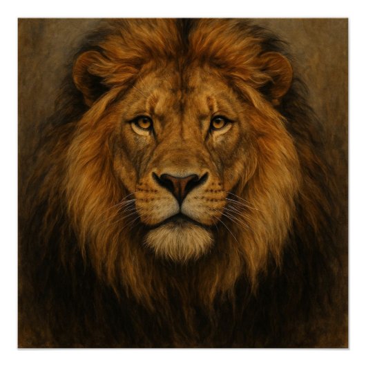 König der Savanne Poster (Vorderseite)