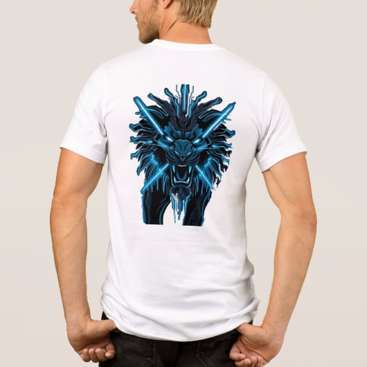 König der Savanne Tri-Blend Shirt (Rückseite)