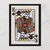 König der Schädel Postkarte (Vorderseite)