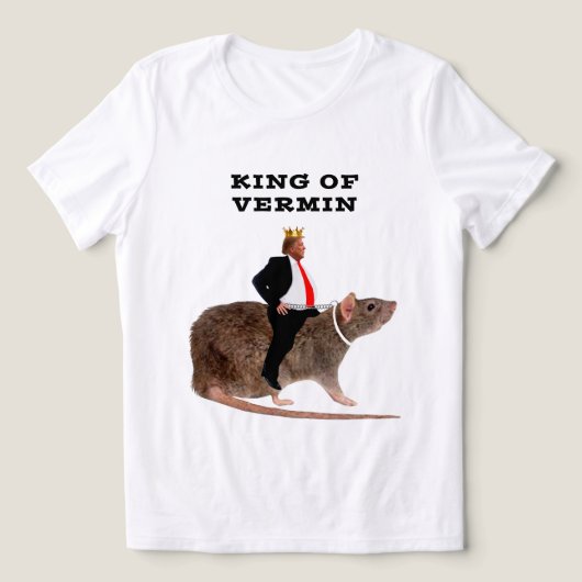König der Schädlinge Basic T-Shirt Tri-Blend Shirt (Design Vorderseite)