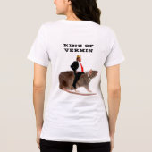 König der Schädlinge Basic T-Shirt Tri-Blend Shirt (Rückseite)