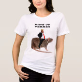 König der Schädlinge Basic T-Shirt Tri-Blend Shirt (Vorderseite)