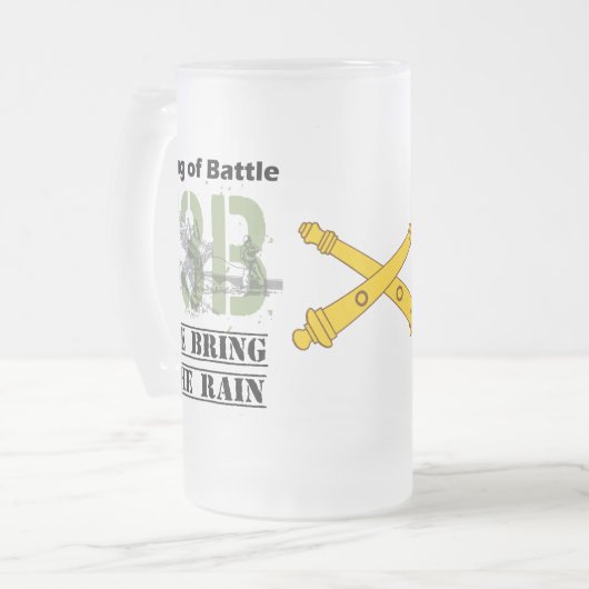 König der Schlacht - 13b Wir bringen den Regen Mattglas Bierglas (Vorderseite Links)