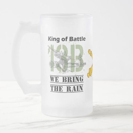 König der Schlacht - 13b Wir bringen den Regen Mattglas Bierglas (Links)
