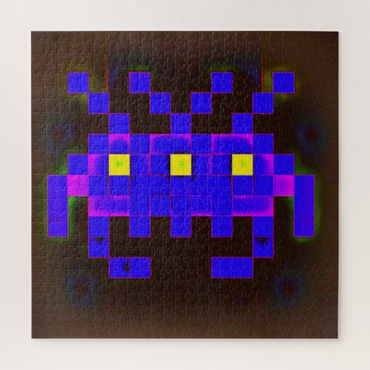 König der Space Invasion (Version B) Puzzle (Vertikal)