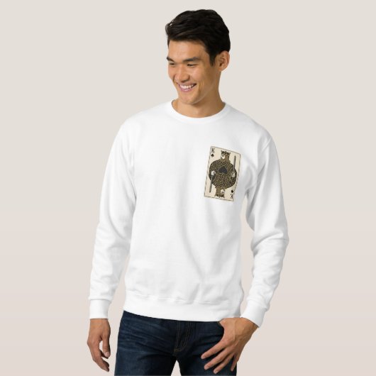 König der Spaden — Regal Black & Gold Sweatshirt (Vorne ganz)
