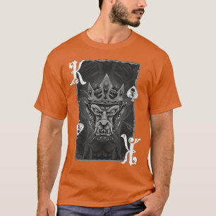 König der Spades Affen - Vintager Poker T-Shirt
