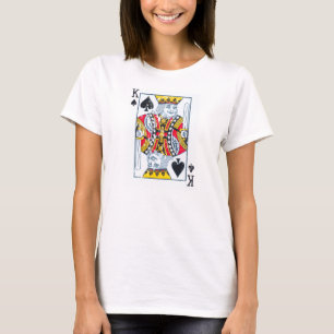 König der Spaten beunruhigt/der Vintagen Art T-Shirt