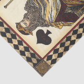 König der Spaten-Spielkarte durch Visions-Studio Seidenpapier (Ausschnitt)