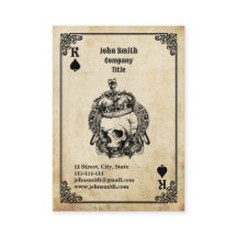 König der Spaten - Visitenkarte