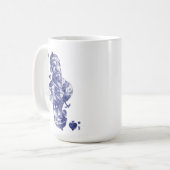 König der Spielkarten Kaffeetasse (Vorderseite Links)