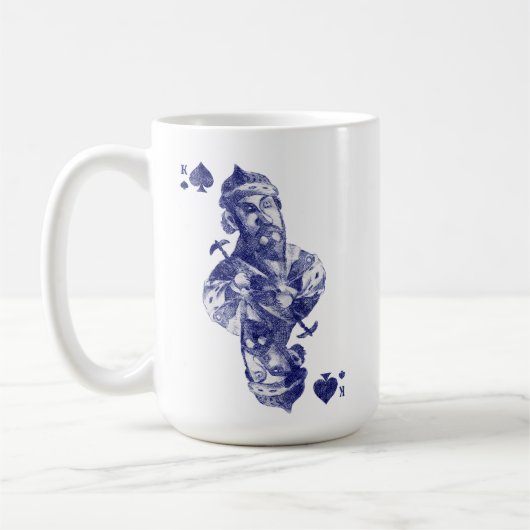 König der Spielkarten Kaffeetasse (Links)