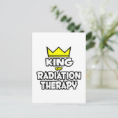 König der Strahlentherapie Postkarte (Stehend Vorderseite)
