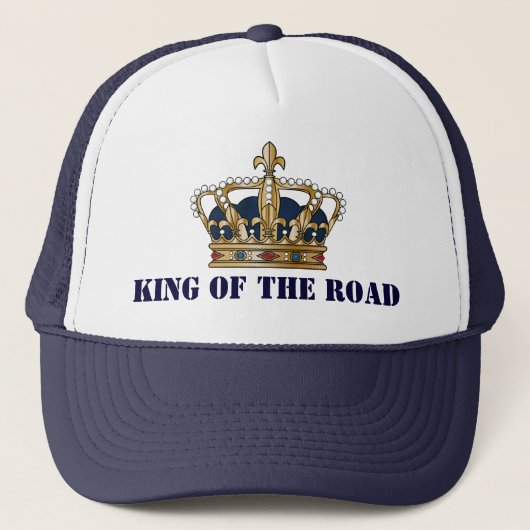 König der Straße Truckerkappe (Vorderseite)