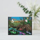 König der Sumpf Postkarte (Stehend Vorderseite)