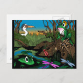 König der Sumpf Postkarte (Vorne/Hinten)