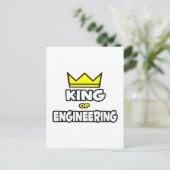 König der Technik Postkarte (Stehend Vorderseite)