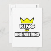 König der Technik Postkarte (Vorne/Hinten)