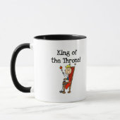 König der Thron-T-Shirts und der Geschenke Tasse (Links)