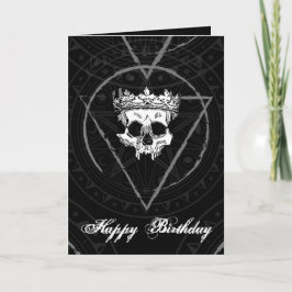 König der Toten: Dark Gothic Royal Sigil Karte