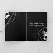 König der Toten: Dark Gothic Royal Sigil Karte (Innenseite)