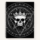 König der Toten: Dark Royal Vampire Sigil Notizblock (Vorderseite)