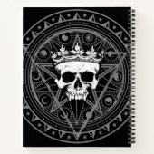 König der Toten: Dark Royal Vampire Sigil Notizblock (Rückseite)