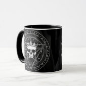 König der Toten: Dark Royal Vampire Sigil Tasse (Vorderseite Links)