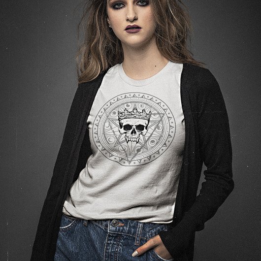 König der Toten: Dark Royal Vampire Sigil White T-Shirt