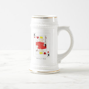 König der Väter Stein Bierglas