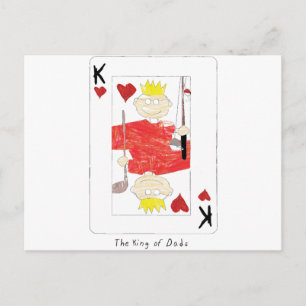 König der Vatikarte Postkarte