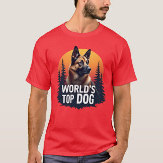 König der Vintagen Hunde T-Shirt