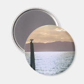 König der Welt Magnet (Vorderseite/Rückseite)