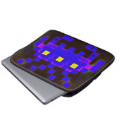 König der Weltrauminvasion (Version B) Laptopschutzhülle (Vorne Knopf)