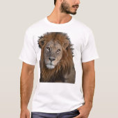 KÖNIG DER WILD | Bold Lion Graphic T - Shirt (Vorderseite)