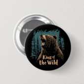 König der Wilden Button (Vorne & Hinten)