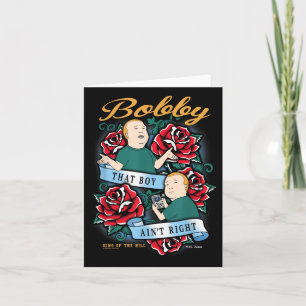 König des Berges Bobby, der Junge in der rechten T Karte