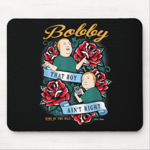 König des Berges Bobby, der Junge in der rechten T Mousepad