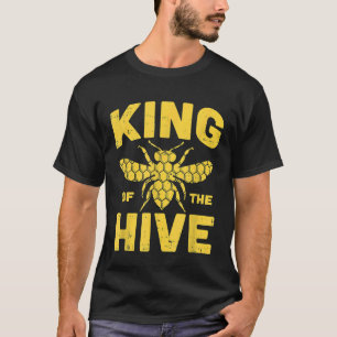 König des Bienenstocks Imker Humor Apiarist Männe T-Shirt