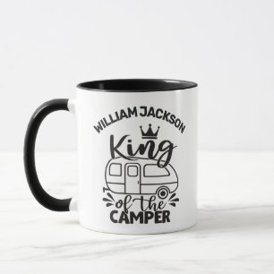 König des Campers mit Krone, Anhänger, individuell Tasse