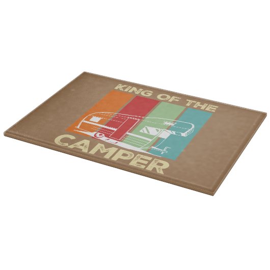 König des Campers Schneidebrett (Ecke)