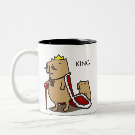 König des Capybara. Tasse (Links)