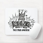 König des Cyber-Universums Mousepad (Mit Mouse)