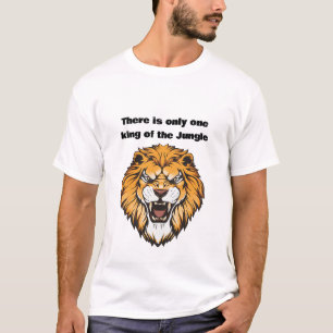 König des Dschungel-Löwe-T-Shirt T-Shirt